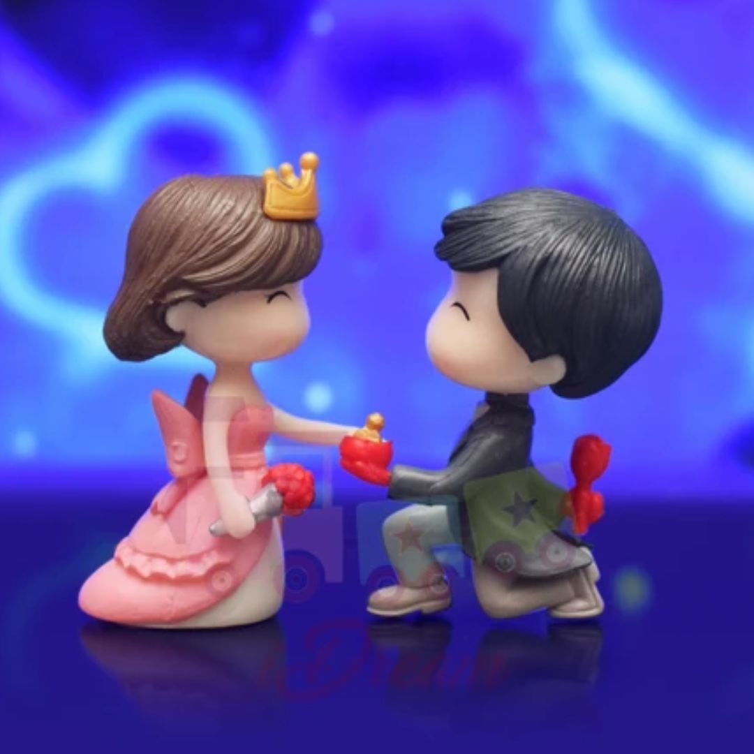 Miniature Couple Figurines Set –Pack of 1