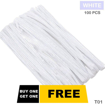 Buy 1 Get 1 Free White Pipe Cleaner 200 pcs