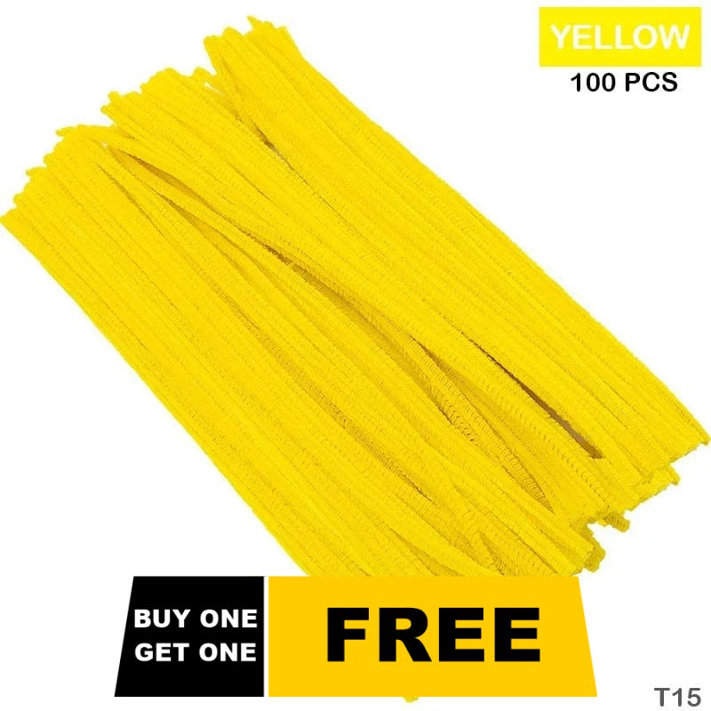 Buy 1 Get 1 Free Yellow Pipe Cleaner 200 pcs