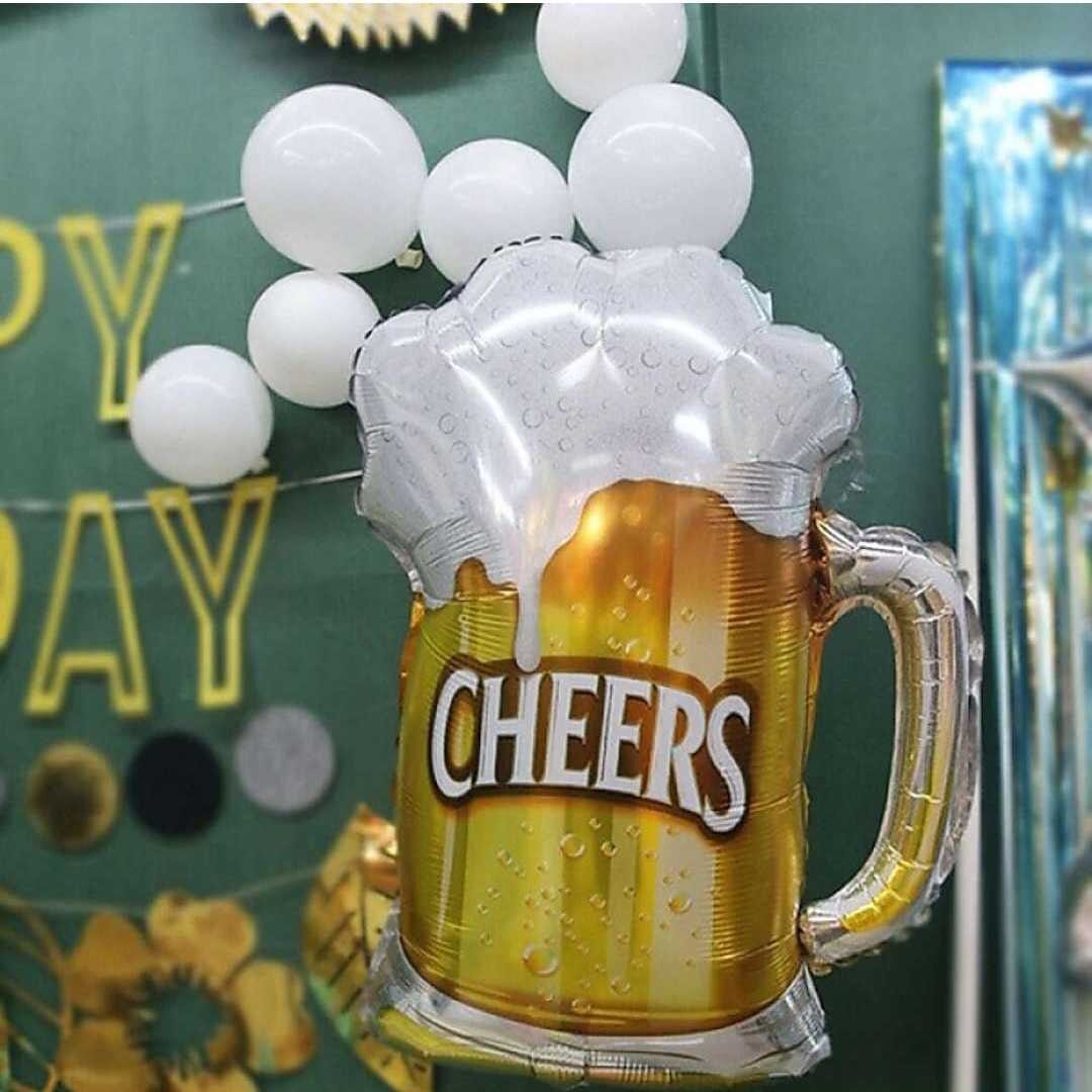 Agarwal Toys Decoration Time! Beer Foil balloon