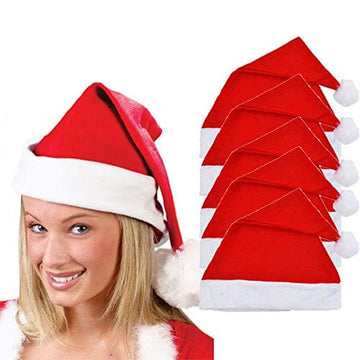 chirag plastic Decoration Supplies (Buy 1 Get 2 Free) Christmas Caps for Kids and Adults: The Perfect Holiday Decoration Size 2