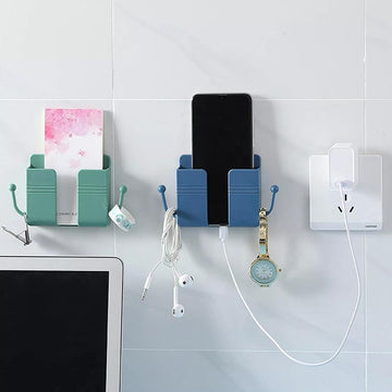 Colourhouse Wall Mounted Organizer Storage Box Bathroom Socket Shelf Holder Phone Bracket Charging