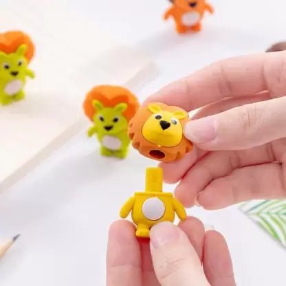 Craftdev Cutest Lion Look New Arrival Erasers Non-Toxic Eraser Buy One Get One Free