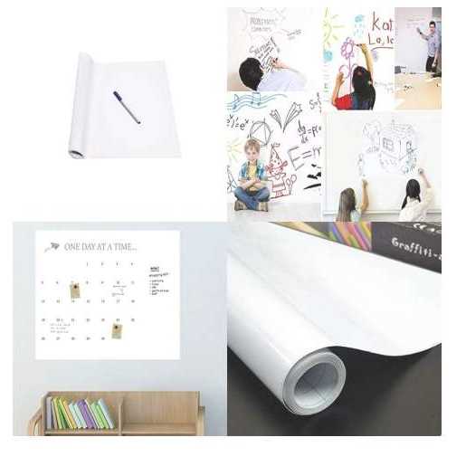 craftdev foldable White board with sticker & Free marker