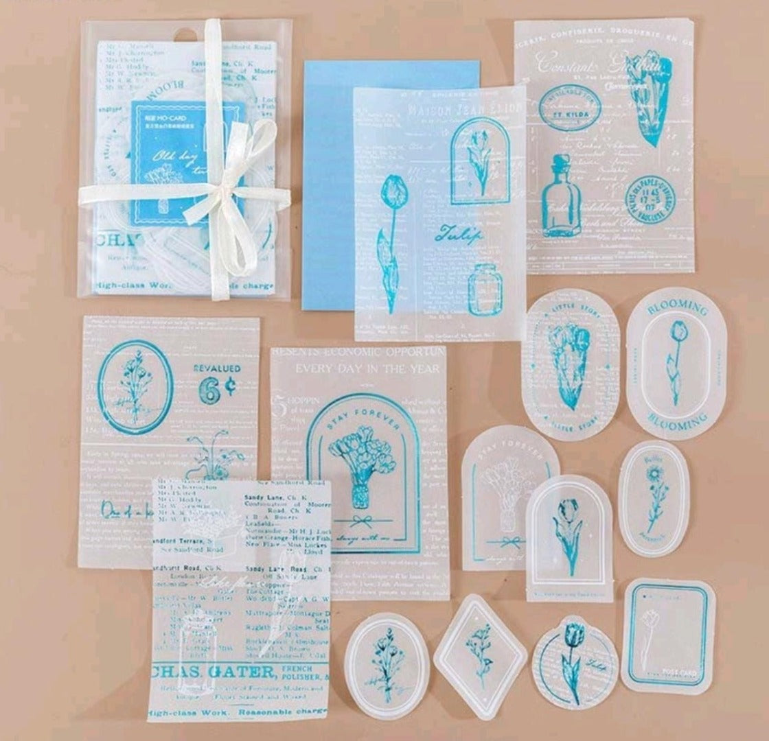 Craftdev Journaling Supplies Journaling supplies (Paper sheets and cutouts) for aesthetic journaling