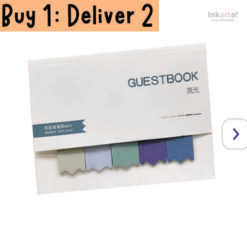 (Buy 1 get 1 free) Morandi Pastel Sticky Notes & Annotations - Contain 100 Sheets