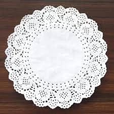 Craftdev Paper Lace Doilies paper  (Pack of 100pcs, 3.5 inch Each)