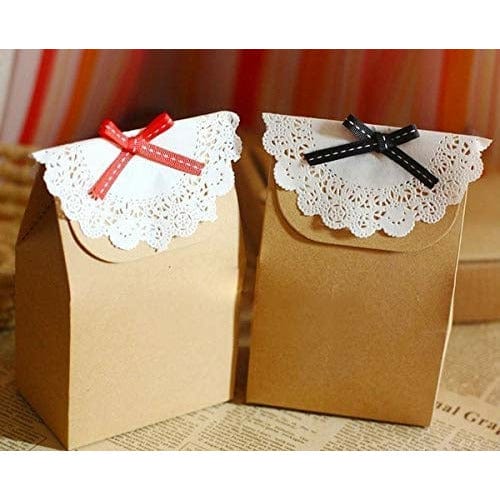 Craftdev Paper Lace Doilies paper  (Pack of 100pcs, 4.5 inch Each)