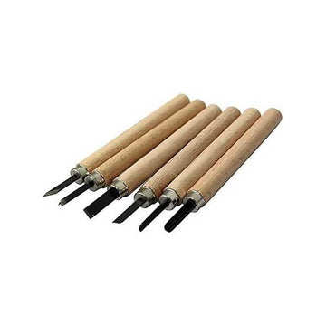 6 PC Wood-Carving Tool Set for Professionals, Carpenters and Hobbyists
