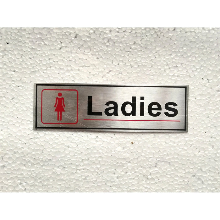 Ladies steel  sign board for doors