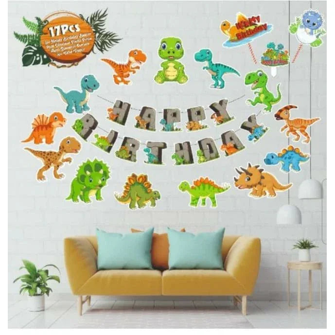 Combo pack Jungle theme birthday banner theme