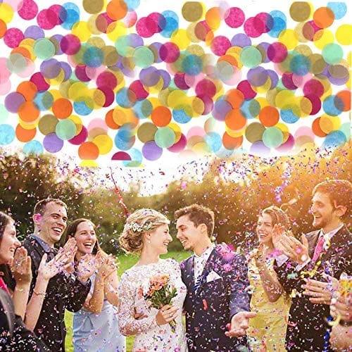 Eva party shop pastel confetti decor cutouts rounds - 15 Grams packing