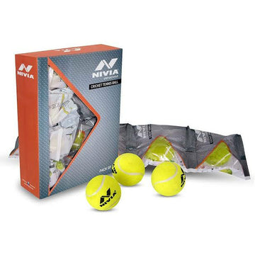 Inkarto Nivia tennis soft ball for kids and adults (cricket ball)
