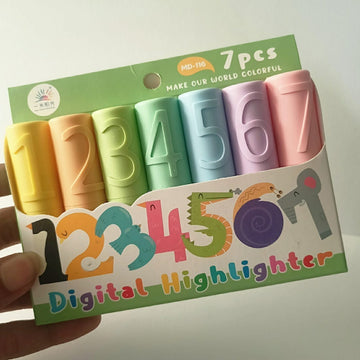 Inkarto Pastel numerical highlighter Digital Highlighter (Pack of 1 Color)