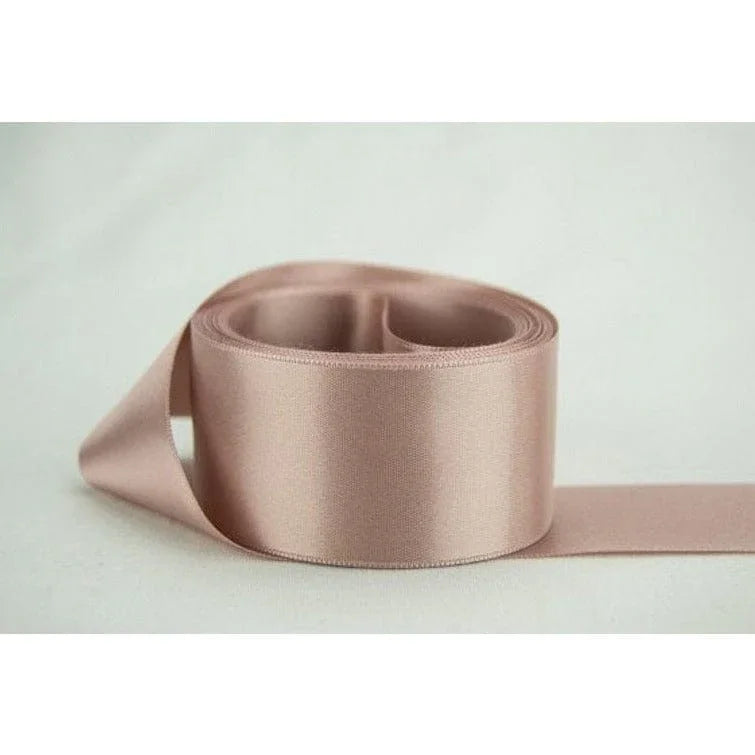 Jaferjee kikabhai unwala-9819311488 Premium 1 inch satin ribbon (Pastel colour)- Mellow Brown