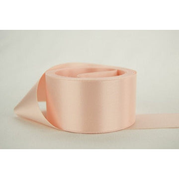 Premium Pastel double faced satin ribbon (1.5 inch)- Pastel Peach