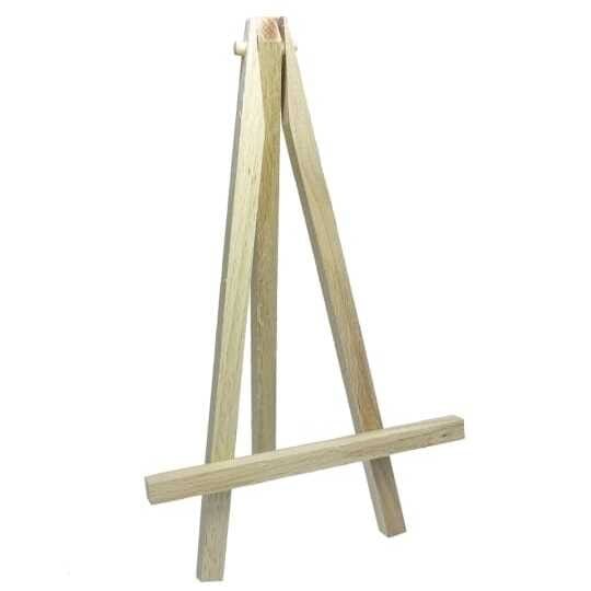 jags Canvas, Sketch books and Everything! pine Wood Easel / Wooden stand- 8 inch