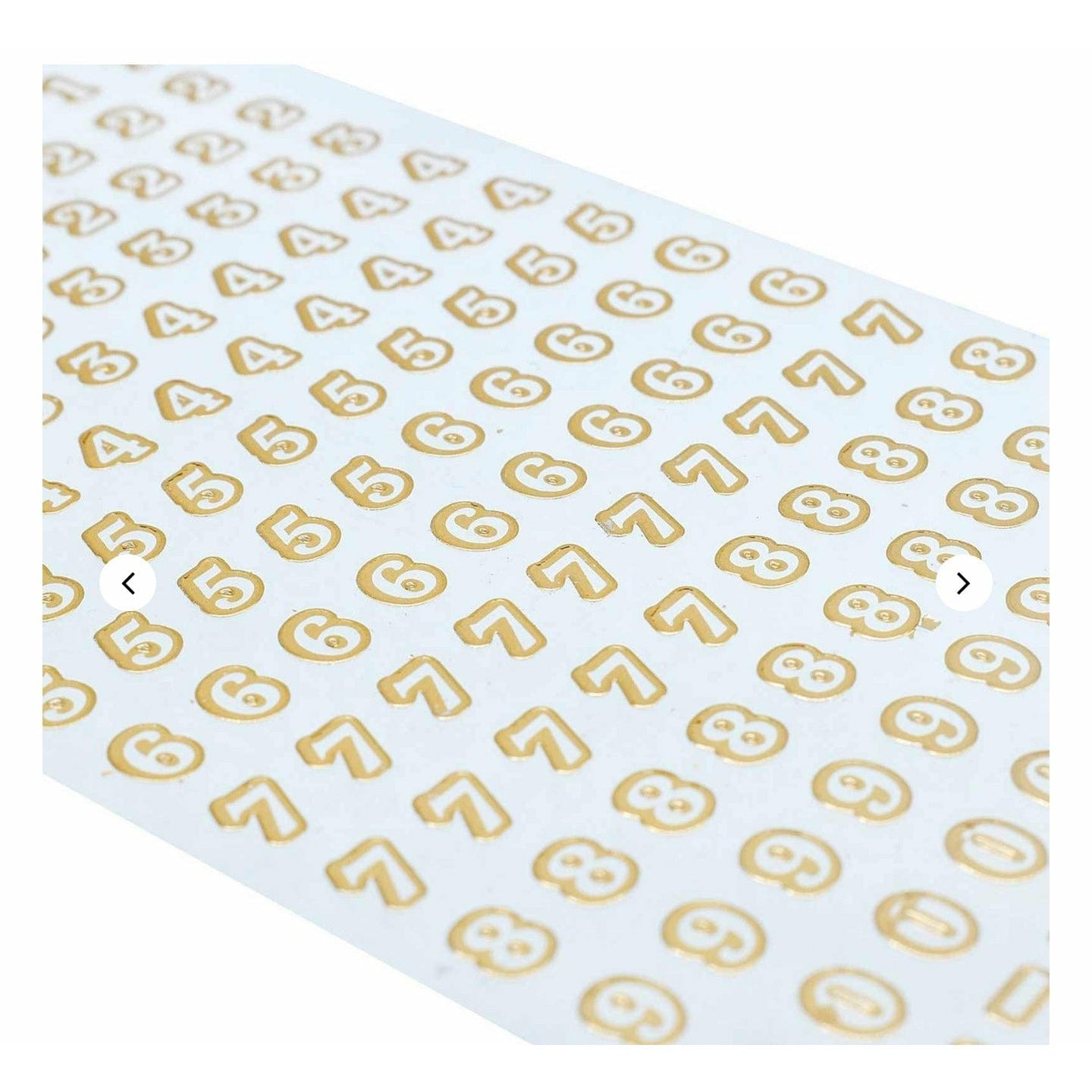 jags Journaling Supplies Numeric Stickers for resin and hobby crafts, BTS edition journaling stickers
