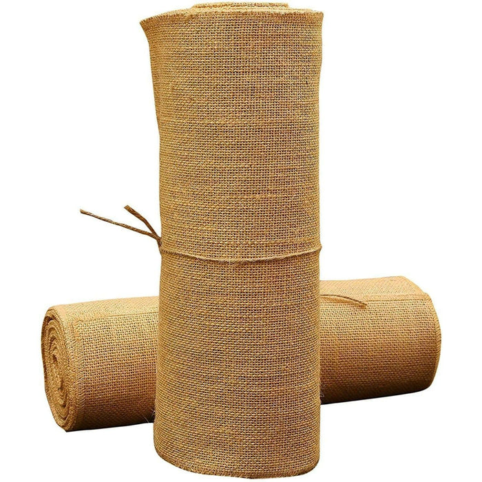 (Buy 1 Get 1 Free) Jute Roll Burlap roll 12x39 Inch for product shoot and decoration