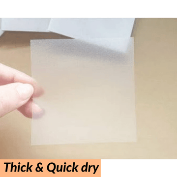 Transparent sticky notes 3x3 inches (Pack of 50-80 sheets)
