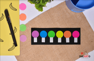 jai ambe novelties Sticky notes for page and section highlighting- Splash Neon colours