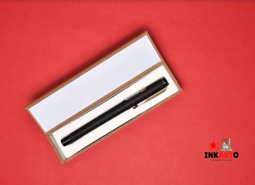 jai ambe novelties Wooden texture pen box for single pen (Pack of 1)