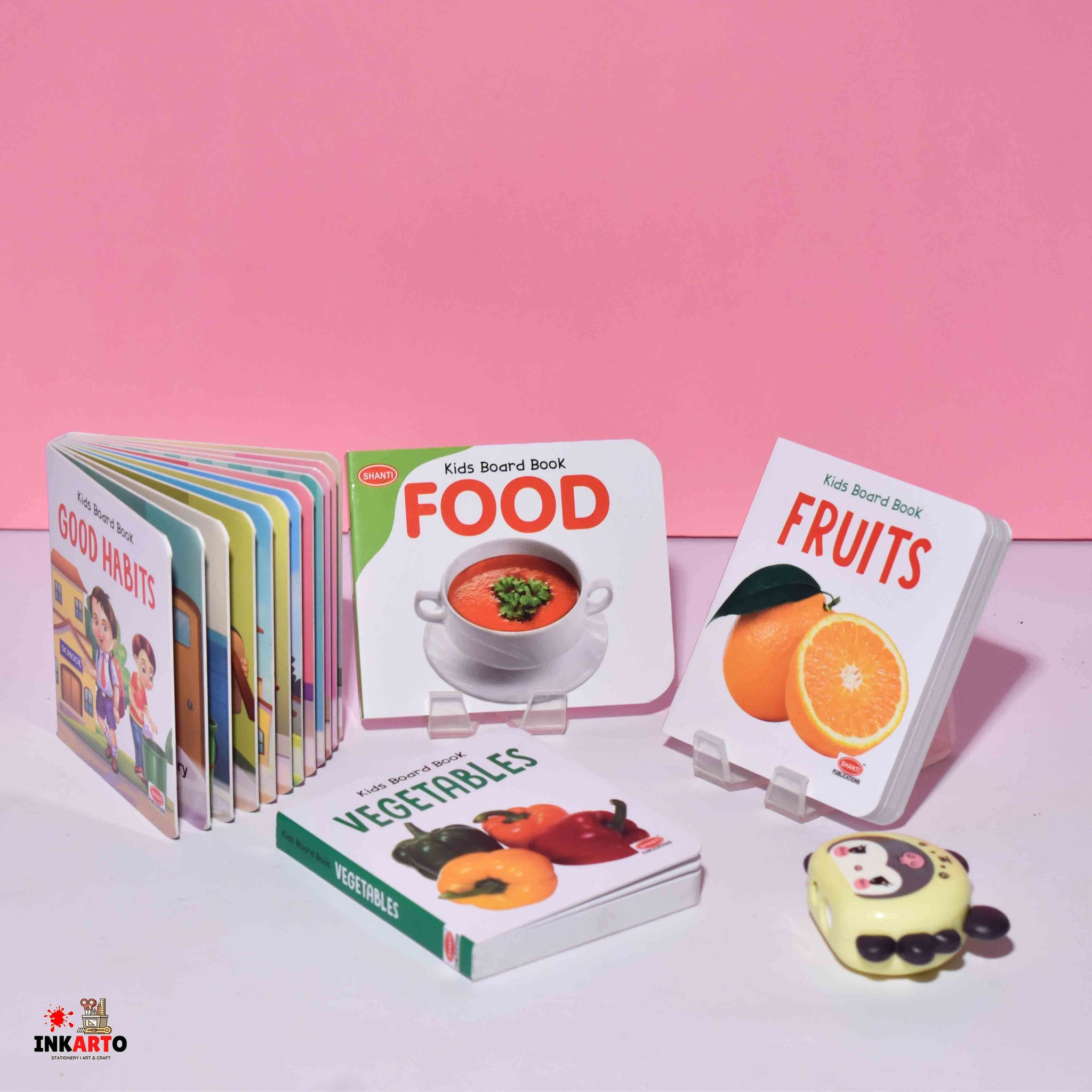 mahaveer book publication fort Educational Books & Notebooks Bright and Colorful Board Books for Kids | Learn About Food,Fruits and Vegetables