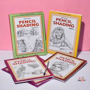 mahaveer book publication fort Educational Books & Notebooks Pencil Shading Books for Kids | Develop Artistic Skills and Creativity