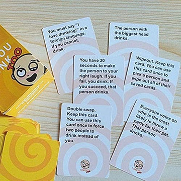 monopoly plastic Funny Drinking Game These Cards Will Get You Drunk Card "TOO "Game For Parties