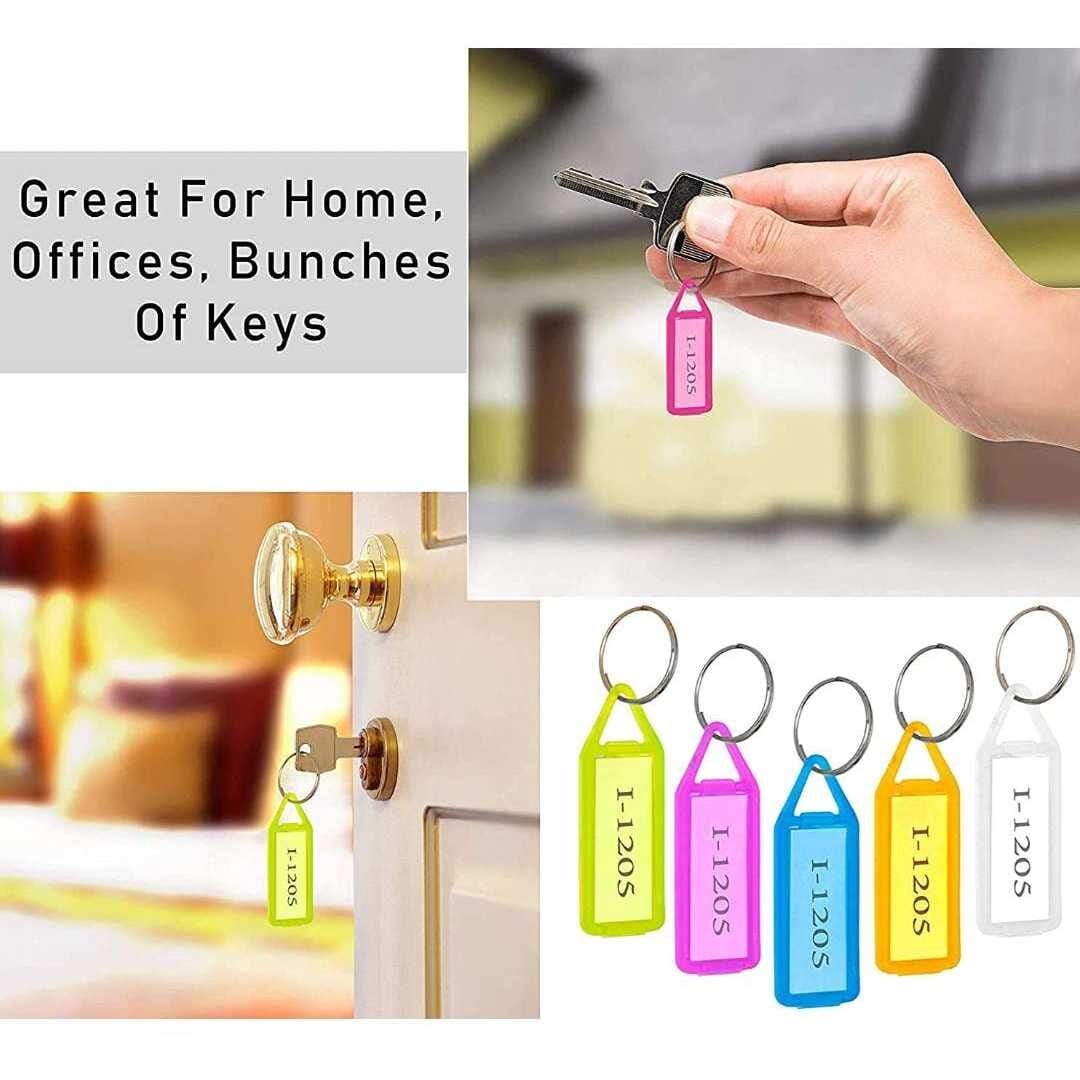 Mumbai market Assorted Writeable Name Keychains (Pack of 5 keychain)