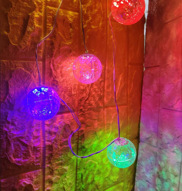 Transparent Multicolour Balls Festival Lights: Brighten Up Your Event with our Wide Range of Lighting Options