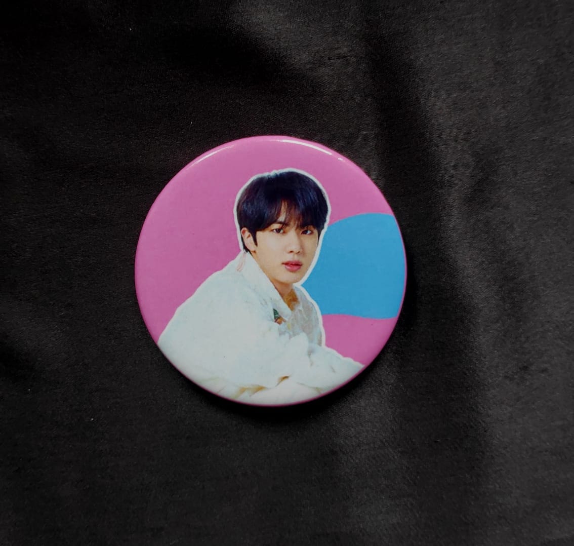 papboo BTS Button badge for shirts, bags with a back Pin