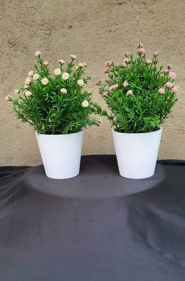 Fancy Bonsai Artificial Flowers Plant with Pot (Contain 1 Unit)