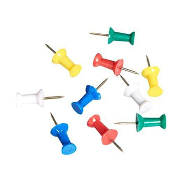 parshwa colour push pins for home school office pack of approx 30 pins