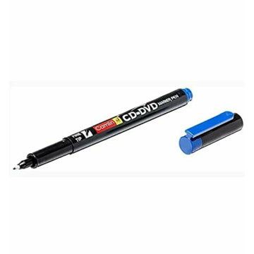 Camlin CD/DVD Permanent Blue Marker with Thin Tip perfect for doodling,writing and is waterproof.