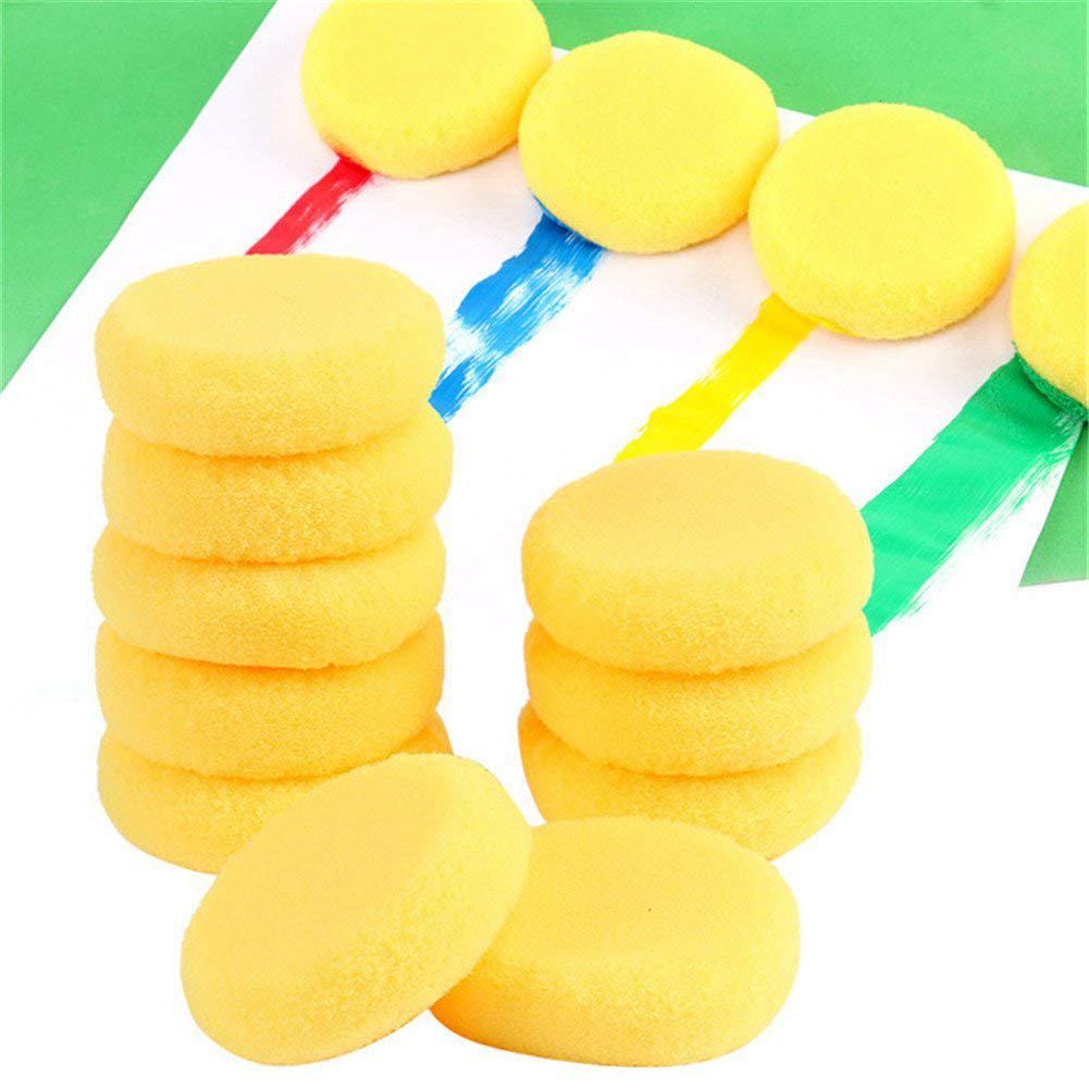 Artist Painting Sponges Yellow Dabber Rounded Sponge For Artists