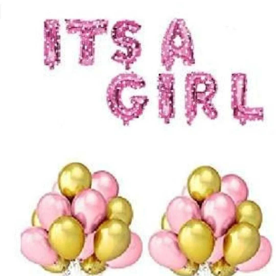 ranawat agency Decoration Supplies Its a Girl Foil Balloon