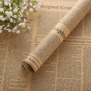 Butterfly Flower Wrapping Paper Waterproof Flower Wrapping Paper Gift Kraft  Paper Bouquet Packaging Material Supplies