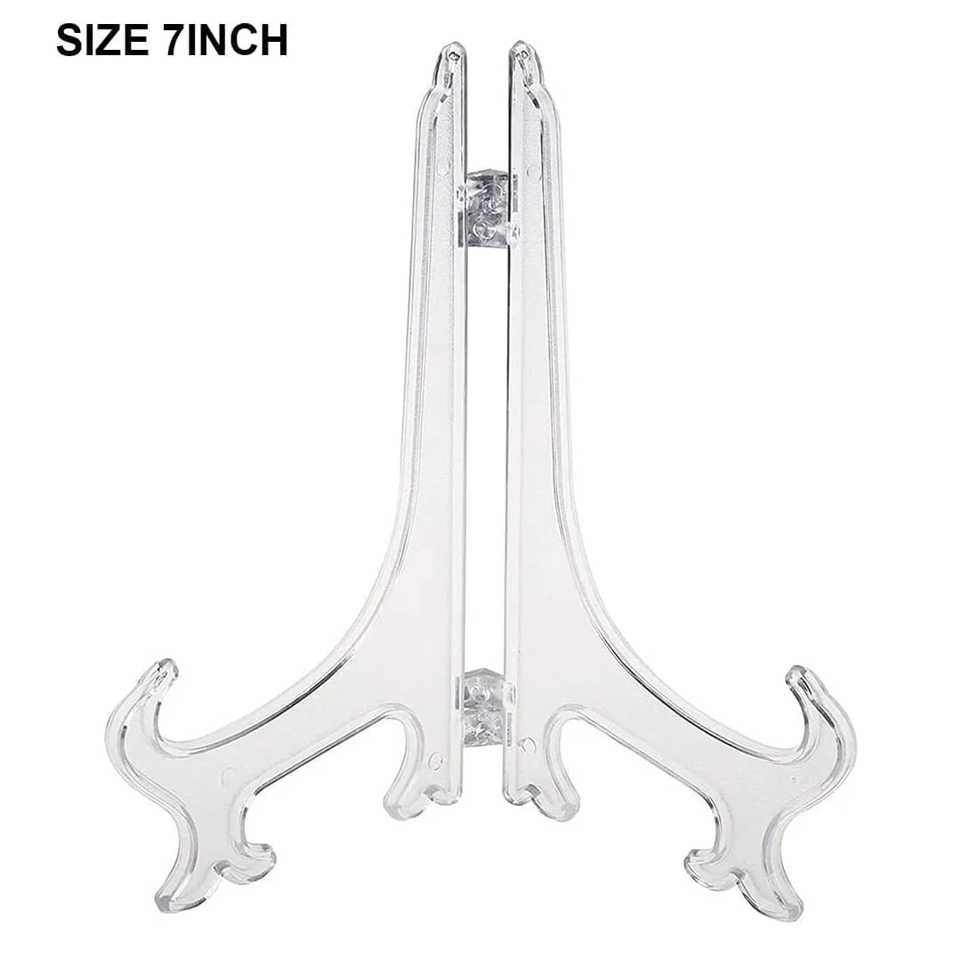 7 inch Acrylic easel for Canvas MDF Resin Frame Stands for Professional Photo and Art Display-