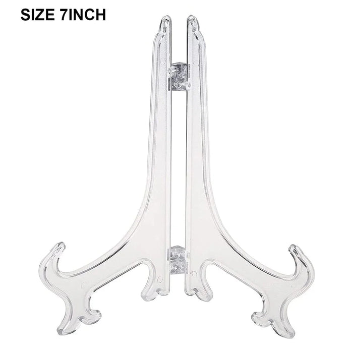 7 inch Acrylic easel for Canvas MDF Resin Frame Stands for Professional Photo and Art Display-