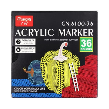 Acrylic Marker 36Pcs GN6100-36