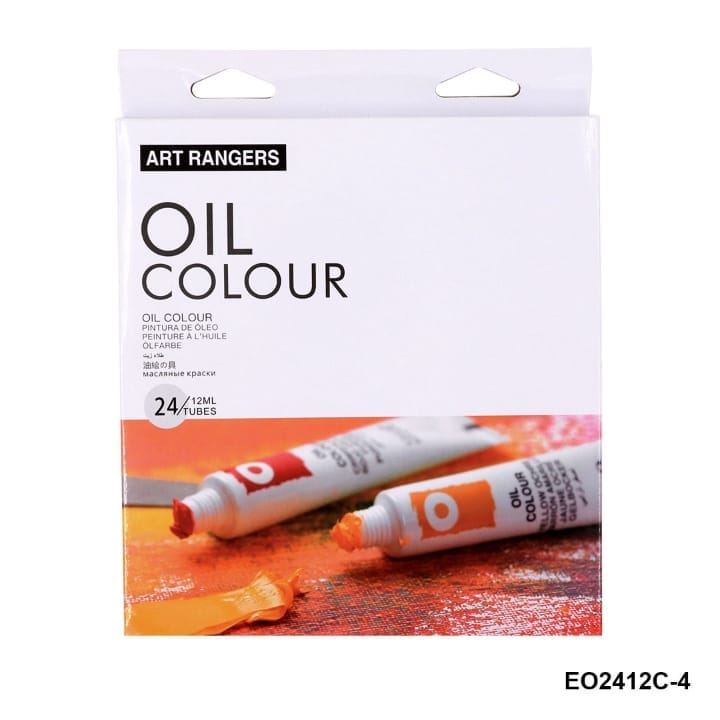 Ravrai Craft - Mumbai Branch Art Ranger Oil Colour Set of 24x12ML Raw-505 Eo2412C-4