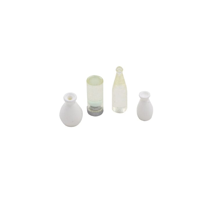 Ravrai Craft - Mumbai Branch Miniatures Architectural Miniature Model Bottle Pack of 4 Pcs Eq18614