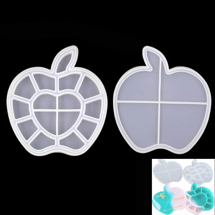 Ravrai Craft - Mumbai Branch Resin Mould Resin Silicone Mould Apple Shape Trinket Box Raws-307