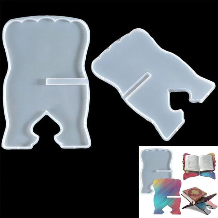Resin Silicone Mould Book Stand Raws-052