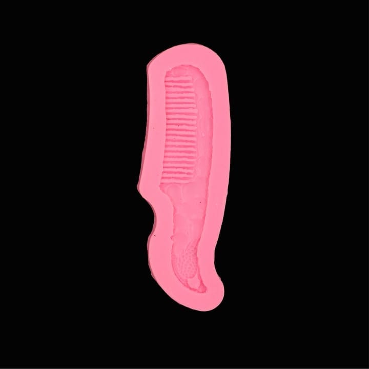 Ravrai Craft - Mumbai Branch Resin Mould Resin Silicone Mould Comb with Handle Raws-264