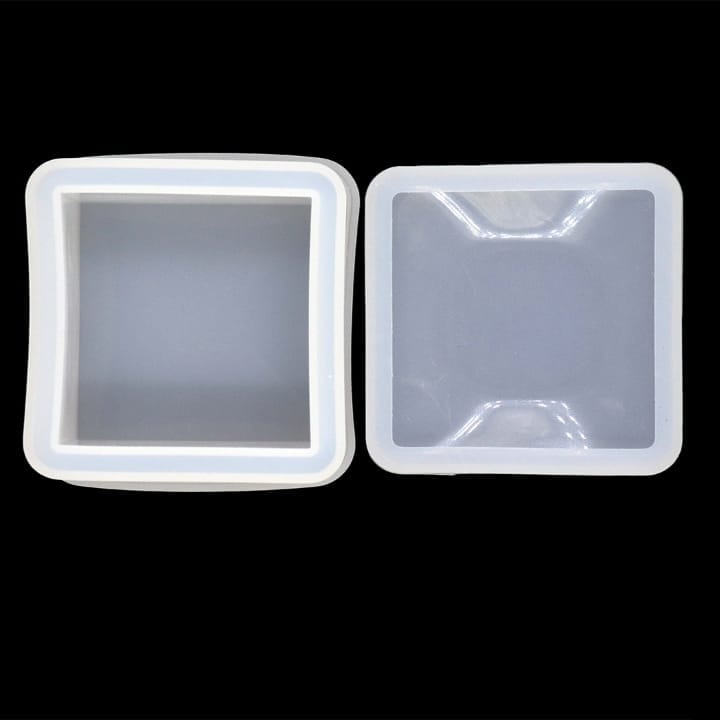 Ravrai Craft - Mumbai Branch Resin Mould Resin Silicone Mould Small Square Box with Lid Raws-250