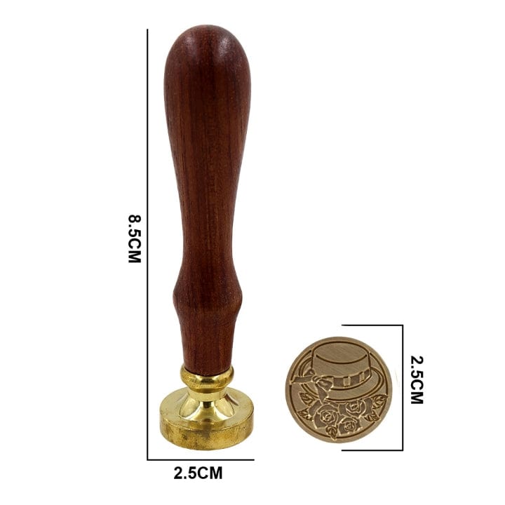 Ravrai Craft - Mumbai Branch Sealing Wax Stamps Wooden Handle Quality Brass Sealing Wax Stamps Mgy11