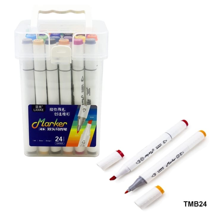 Ravrai Craft - Mumbai Branch Touch Marker Box 24 Pcs Raw 112 Gmm909-24