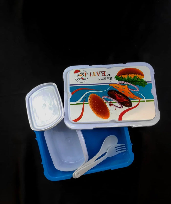 Cute Cartoon design Printed Tiffin Box (Contain 1 Unit)